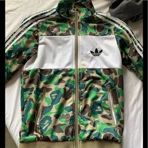Bape/Adidas Track Jacket Size Small